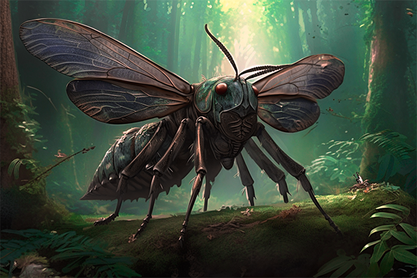 The Twilight of Giant Insects